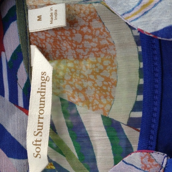 Soft Surroundings Exotic Tunic Sz.M This is a steal!!! Never worn. - Picture 5 of 8